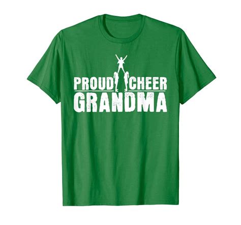 Cool Cheerleading T Shirt Grandma Cheerleader Shirt Grandmother Teesdesign
