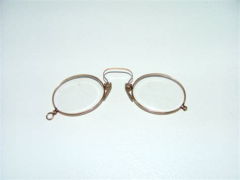 Vintage Pince Nez Pinch Nose Spectacles Glasses Antique Etsy