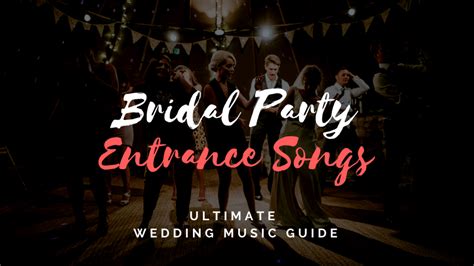 It is then normal for the bridal party to make a grand entrance, usually to music. 50 Dramatic Wedding Reception Grand Entrance Songs | TopWeddingSites.com