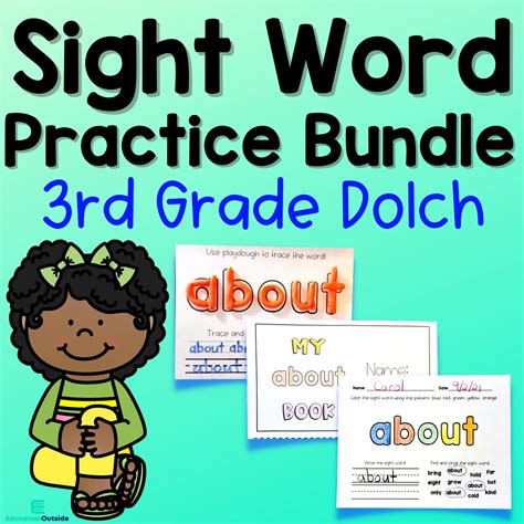 Sight Word Practice Packet 3rd Grade Dolch Words