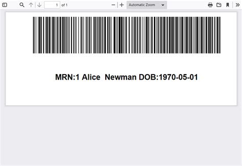 Barcode For Patient Id Support Openemr Community