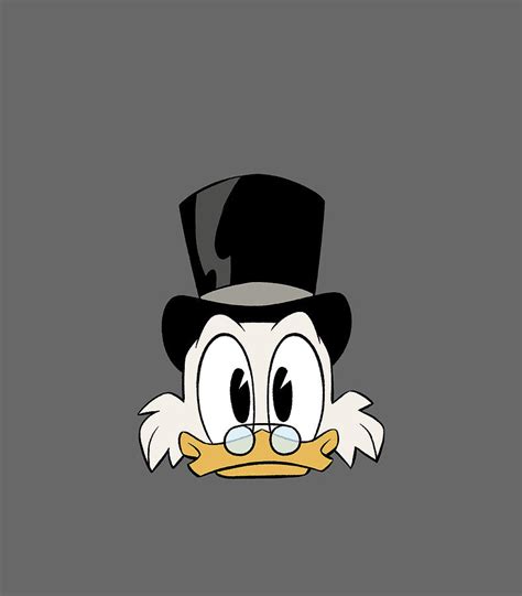 Disney Ducktales Scrooge Mcduck Big Face Digital Art By Cobiee Ana