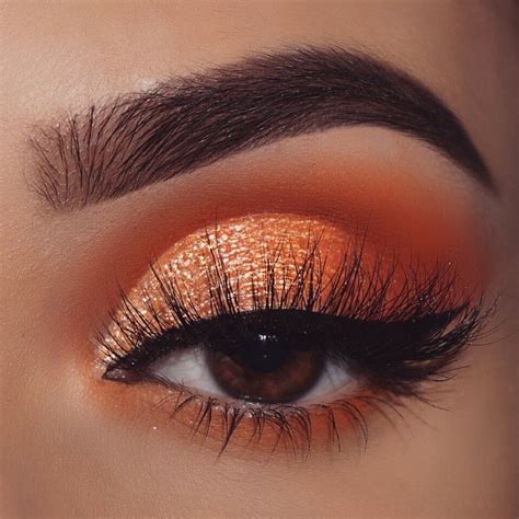 Ideas For Orange Eyeshadow Looks Stylegps Orange Eye Makeup Orange