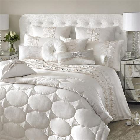 Luxury Bedding In White Unique Bedrooms With An Airy Look