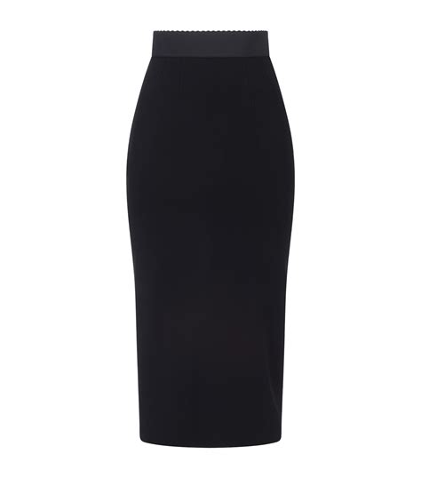 dolce and gabbana contrast panel pencil skirt harrods us