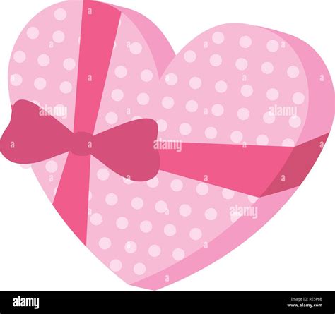 T Box With Heart Shape Vector Illustration Design Stock Vector Image