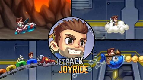 Jetpack Joyride Barry Steakfries All Vehicles And Upgradable Vehicles Youtube