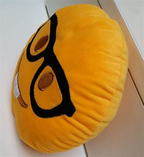 Sale Nerd Geek Eyeglasses Emoji Pillow Us Seller