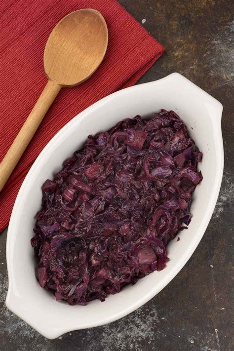 This christmas red cabbage recipe couldn't be simpler, just put all the ingredients in an ovenproof. Braised Red Cabbage Recipe | MyGourmetConnection