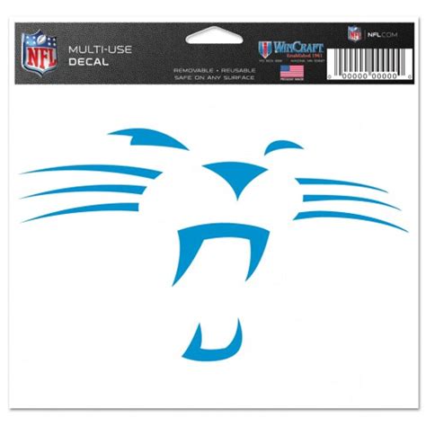 Carolina Panthers Logo 5x6 Ultra Decal At Sticker Shoppe