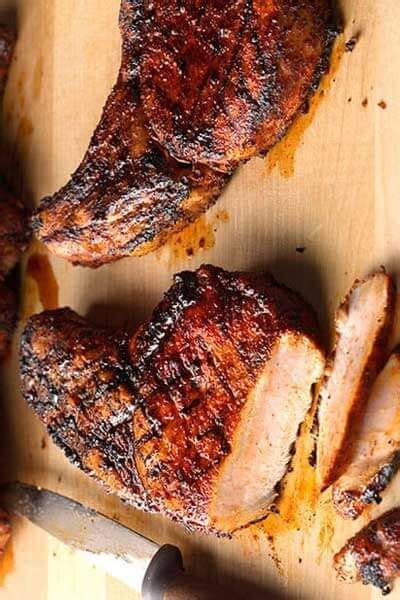 A pork chop is a slice of meat containing a part of the bone; Recipe Center Cut Rib Pork Chops / Pork Loin Rib Chops ...