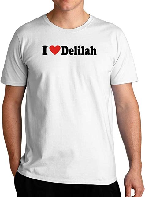 Eddany I Love Delilah Small Heart T Shirt Clothing Shoes