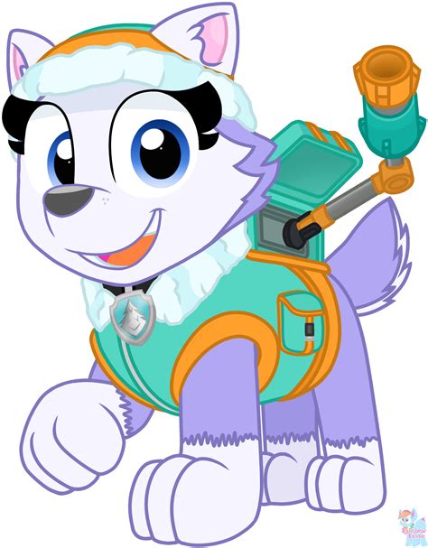 PAW Patrol Everest vector 5 by RainbowEeveeDE on Newgrounds Eevee, Paw