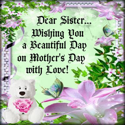 Dear Sister... | Happy mothers day sister, Happy mothers ...