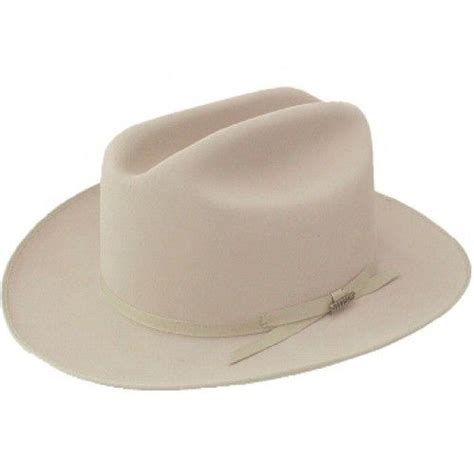 Felt Hats Stetson Open Road 4x Lbj Crease Silverbelly Felt Cowboy Hat