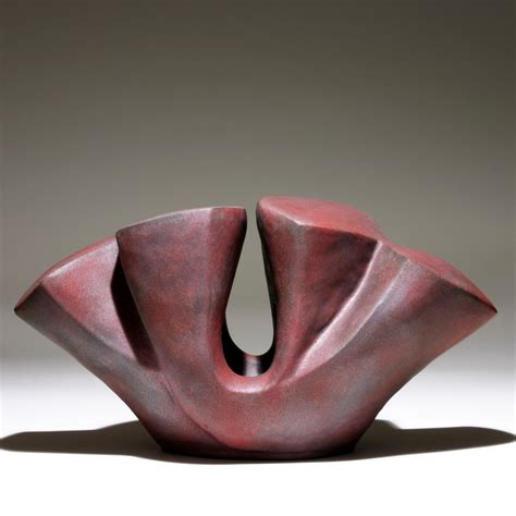 Tomiya Matsuda Sinuous Modern Ceramic Sculpture For Sale At 1stdibs