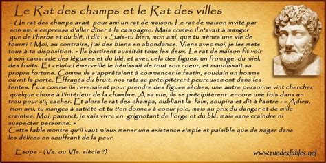 Le Rat Des Villes Et Le Rat Des Champs Ansehen Deutsch Mit Englischen