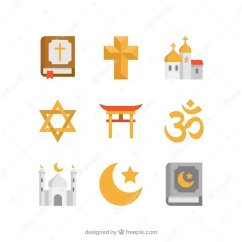 Premium Vector Religion Symbols