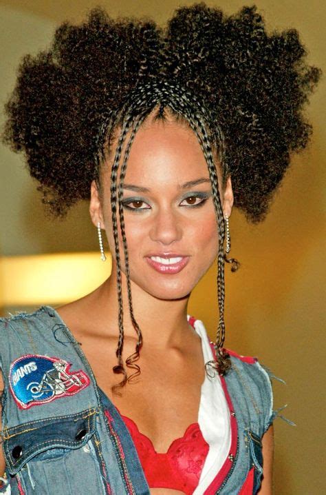 Alicia Keys Braids Style Coiffure Cheveux Naturels Cheveux Naturels