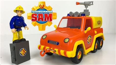 Unboxing Fireman Sam Venus Fire Truck With Working Water Pump And Story