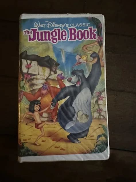 Black Diamond Walt Disney Classic The Jungle Book Vhs Picclick