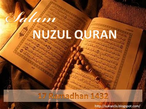 This ramadan, let us take a moment to reflect on and evaluate our ibadah, and may we be guided by the holy quran. SUKSES 5S: SALAM NUZUL QURAN