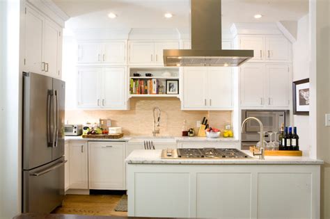 The modern kitchen is the heart of the home. Kitchen Peninsula Cooktop - Transitional - kitchen ...