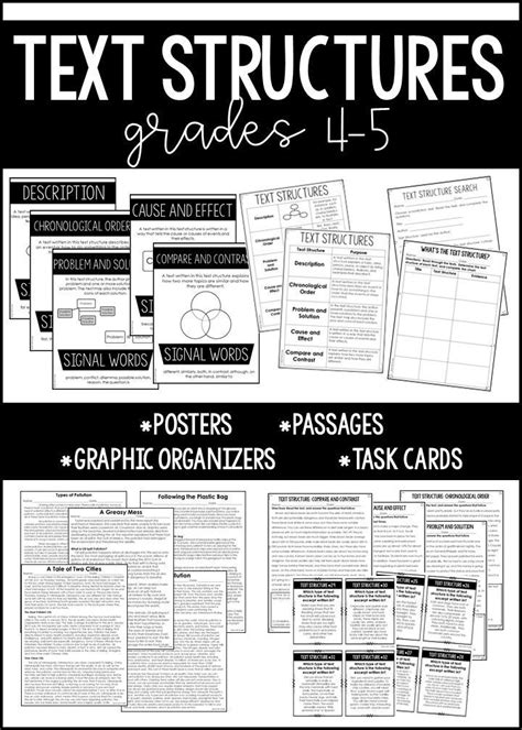 Read Alouds For Teaching Text Structures Text Structure Text