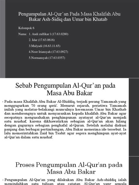 We did not find results for: Sejarah Pengumpulan Al Quran Pada Zaman Khalifah