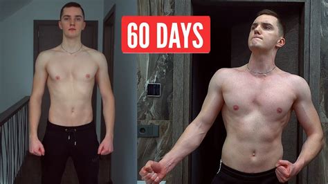 My 60 Day Body Transformation From Skinny To Muscular 156lbs
