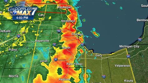 Chicago Weather Live Radar Rain Thunderstorms Possible Overnight