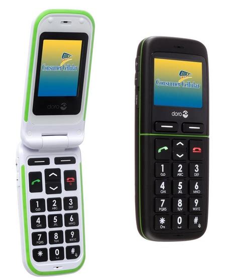 Consumer Cellular Doro Phoneeasy 345 And 410 Senior Friendly Mobile