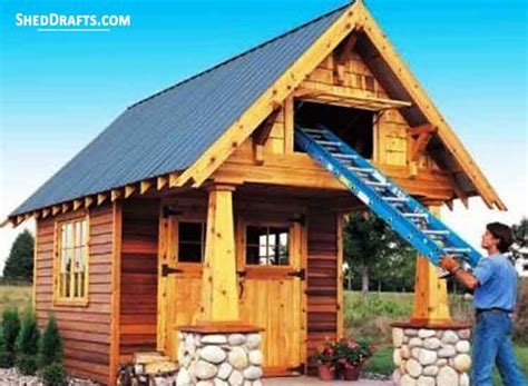 10×10 Shed Plans Blueprints With Materials List