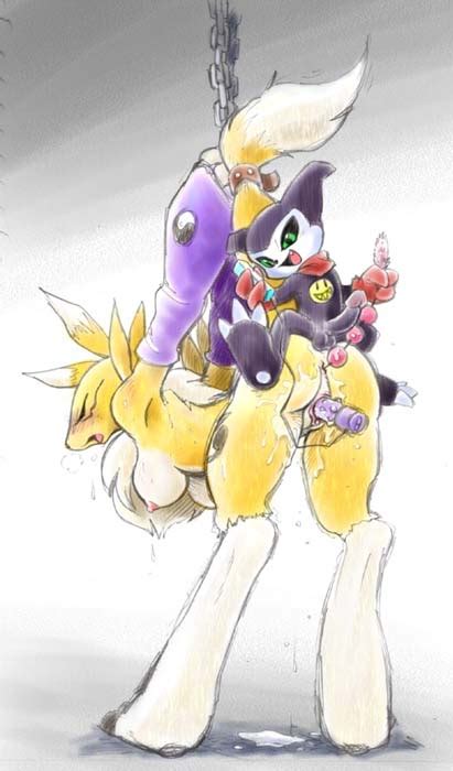 Impmon Renamon Digimon Digimon Tamers S Boy Girl Anal Anal