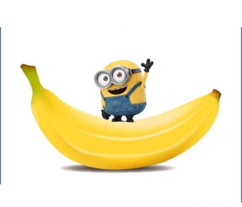 Minion Sitting On A Banana