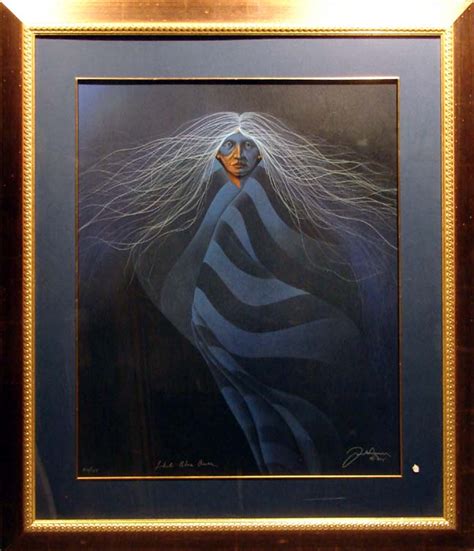 Frank Howell Lakota Blue Aura Plate Signed Art Serigraph Submit Your