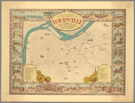 An Historical Map Of The City Of Louisville David Rumsey Historical