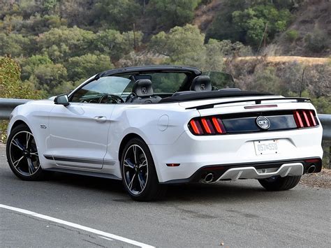 2017 Ford Mustang Gt Convertible California Special Edition White Rear