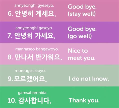 Master3languages Korean Phrases Korean Words Learning Korean Language
