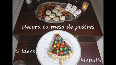 Una receta que espero que preparéis en casa esta navidad o en la de años venideros y subáis la foto. 5 deliciosas recetas para decorar tu mesa de postres ...