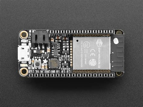 Assembled Adafruit Huzzah32 Esp32 Feather Board With Stacking