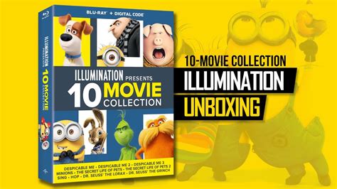 Illumination 10 Movie Collection Unboxing Youtube