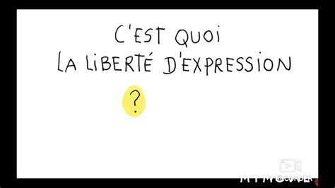 C Est Quoi La Liberté D Expression 1 Jour 1 Question Youtube