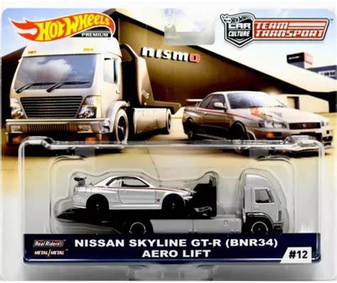 Hot Wheels Premium Team Transport Nissan Skyline Gt R Bnr Aero Lift Eur Picclick Fr