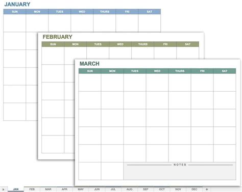 Blank One Month Calendar Template Professional Plan Templates
