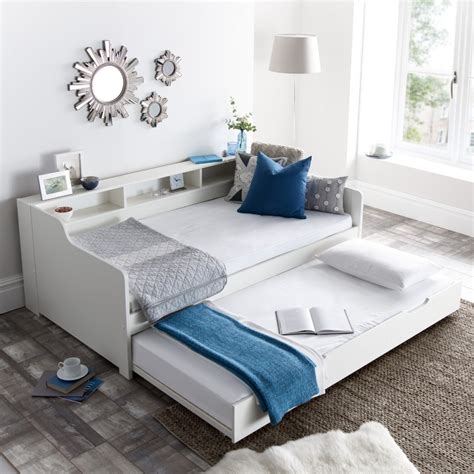 She was so popular in her day, furniture styles and household items were named in her honor. Tyler White Wooden Day Bed with Guest Bed Trundle
