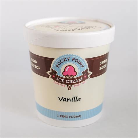 Vanilla Rocky Point Ice Cream