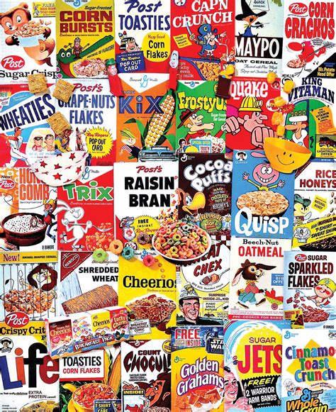 This post may contain affiliate links or ads. Cereal Boxes, 1000 Pieces, White Mountain | Puzzle Warehouse