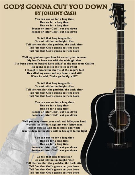 Johnny Cash Lyrics By Bravofox16 On Deviantart