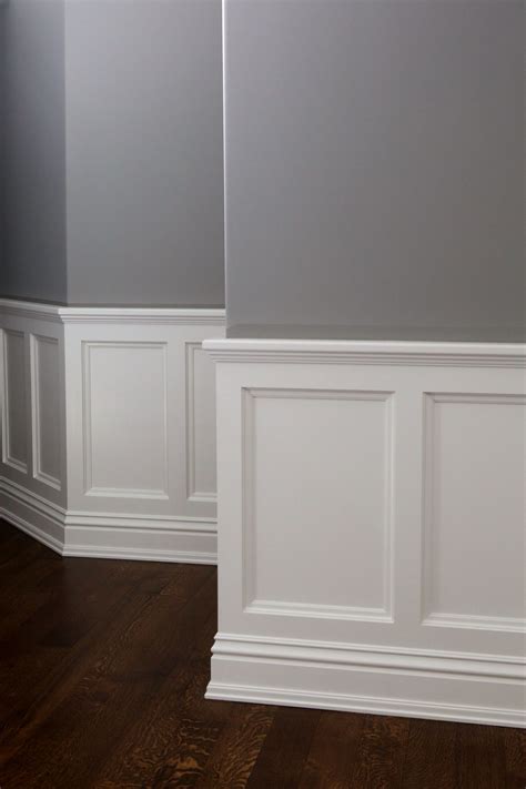 While it might seem strange to put this much work into the smallest room in most homes, bathroom wainscot projects are a great traditional touch and look amazing. Custom wainscotting by Absolute Cabinets | Dining room ...